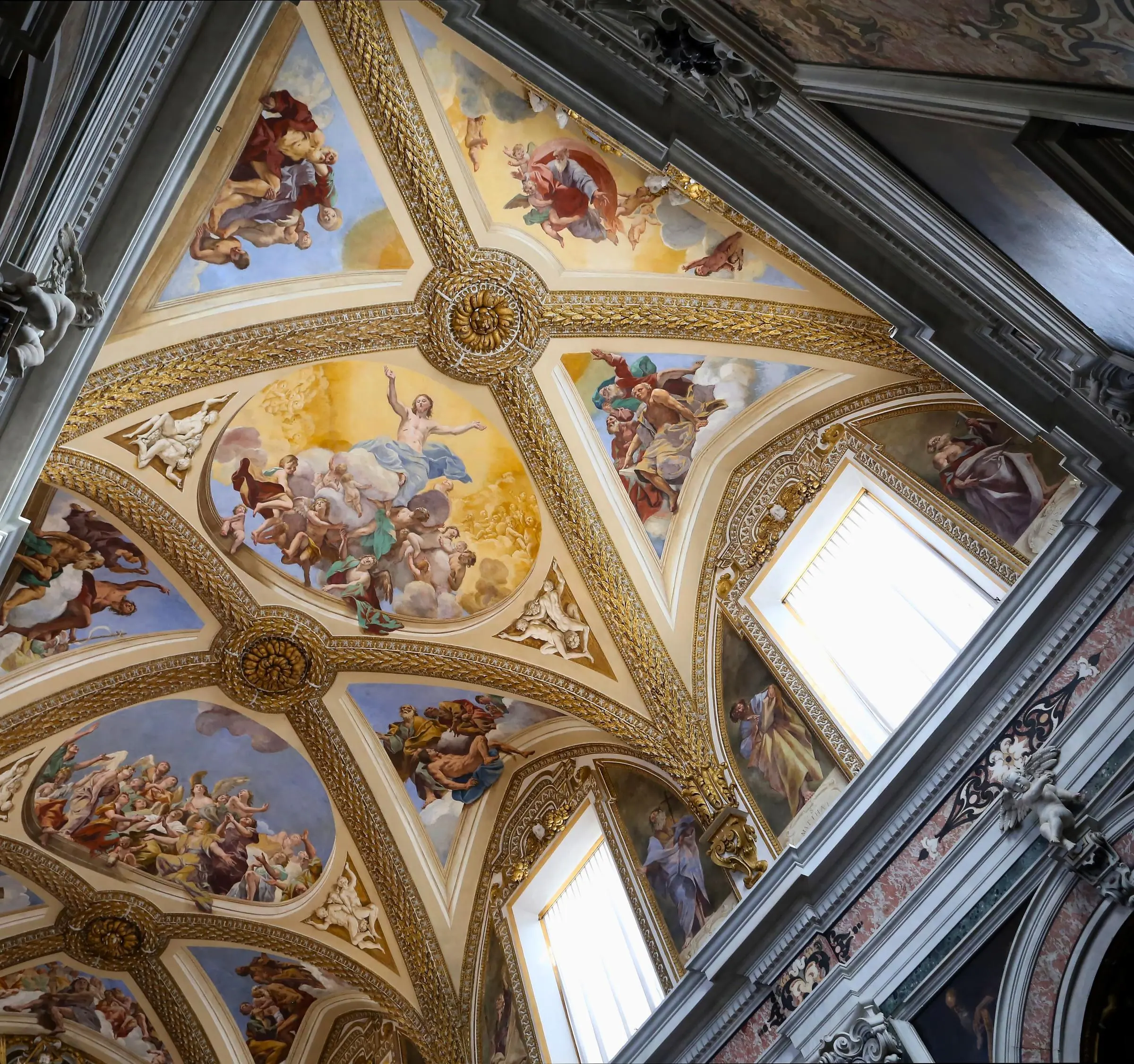 Interior of the Church at Certosa di San Martino