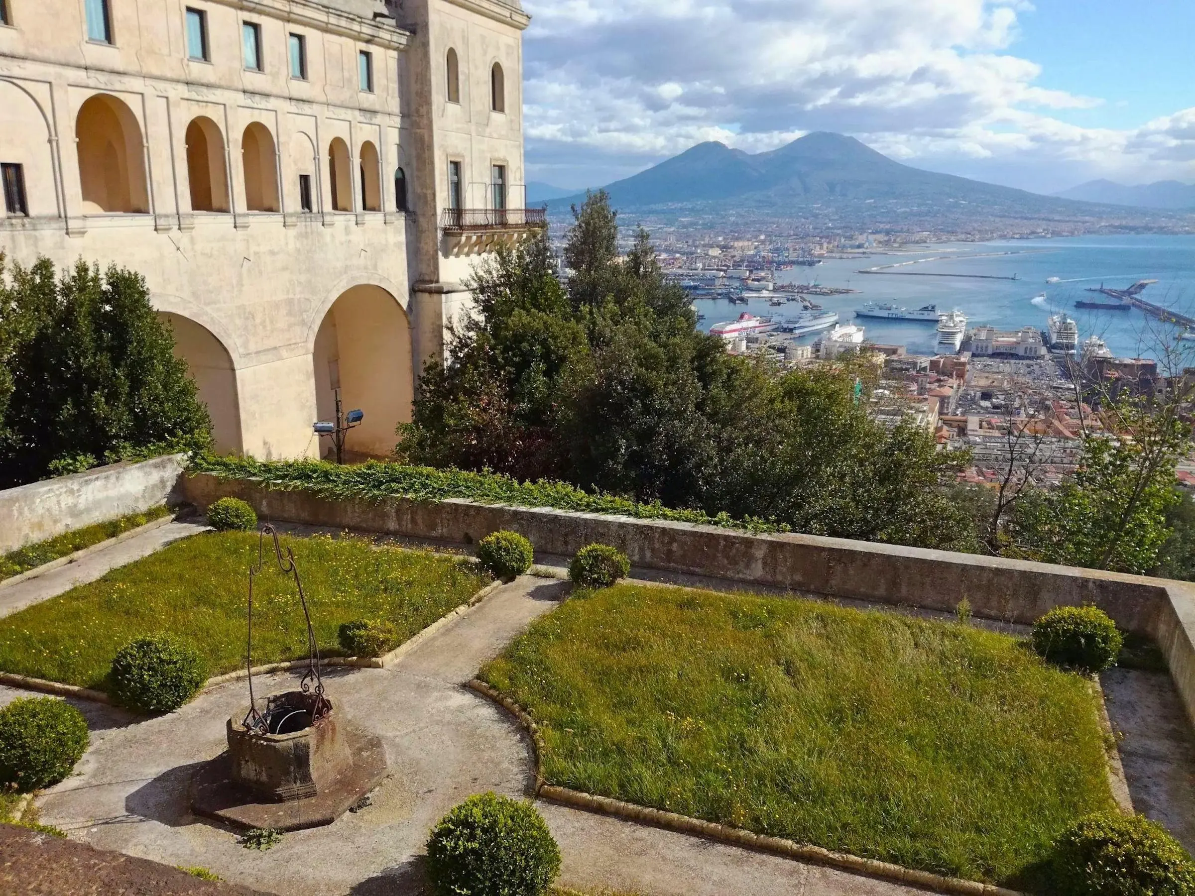 View from the terraced gardens of San Martino