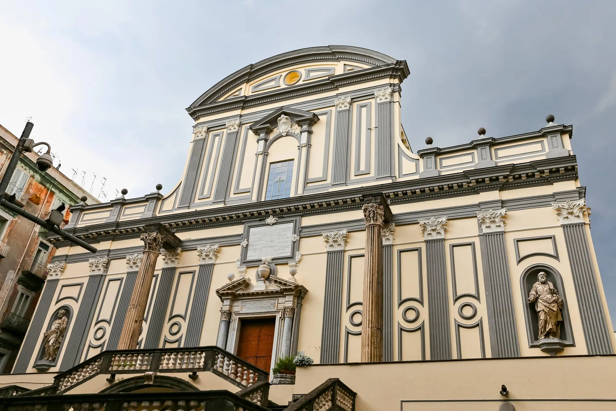 The Gothic apse and high altar of San Lorenzo Maggiore in Naples