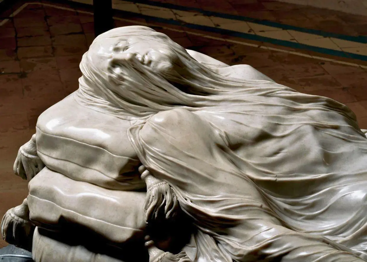 The Veiled Christ sculpture